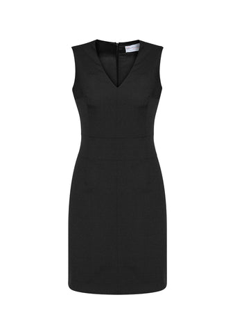 Womens Cool Stretch Sleeveless V-Neck Dress-30121-biz-corporates