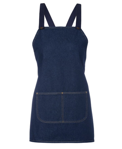 JB's CROSS BACK 65x71 BIB DENIM APRON (WITHOUT STRAP) -  5ACBB