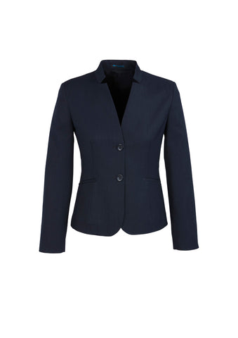 Womens Cool Stretch Short Jacket with Reverse Lapel-60113-biz-corporates