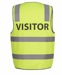 JB's HV (D+N) SAFETY VEST PRINT  VISITOR -  6DNS7