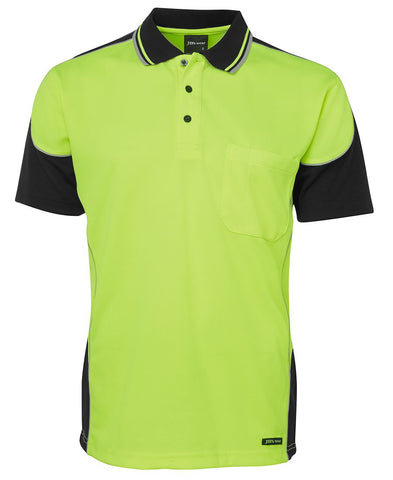 JB's HV 4602.1 S/S CONTRAST PIPING POLO -  6HCP4
