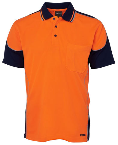 JB's HV 4602.1 S/S CONTRAST PIPING POLO -  6HCP4