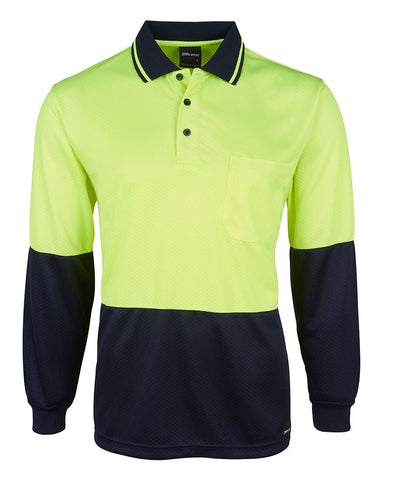 JB's HV 4602.1 L/S JACQUARD POLO -  6HJNL