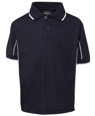 PODIUM KIDS S/S PIPING POLO -  7PIPS