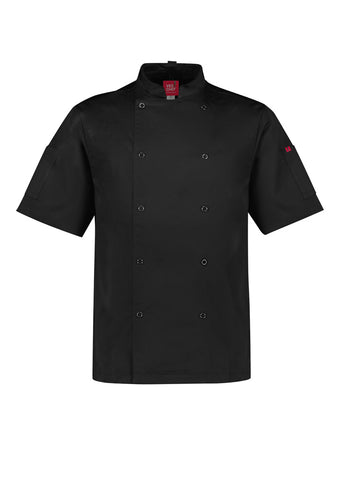 Mens Zest Short Sleeve Chef Jacket-CH232MS-biz-collection