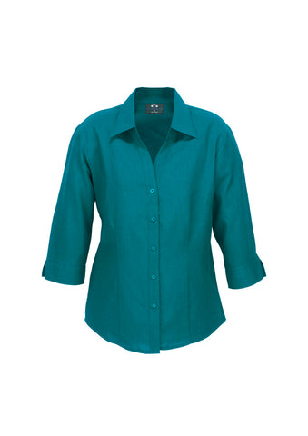 Womens Oasis 3/4 Sleeve Shirt-LB3600-biz-collection