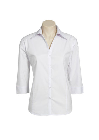 Womens Metro 3/4 Sleeve Shirt-LB7300-biz-collection