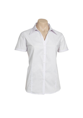 Womens Metro Short Sleeve Shirt-LB7301-biz-collection