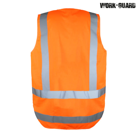 R462X Hi Visibility Safety Vest Day/Night (TTMC Orange Only)