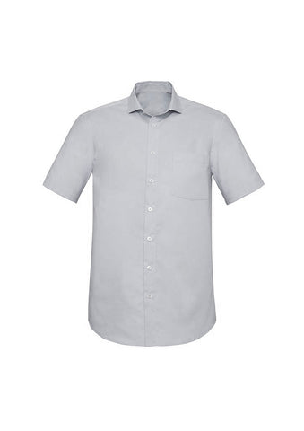 Mens Charlie Classic Fit Short Sleeve Shirt-RS968MS-biz-corporates