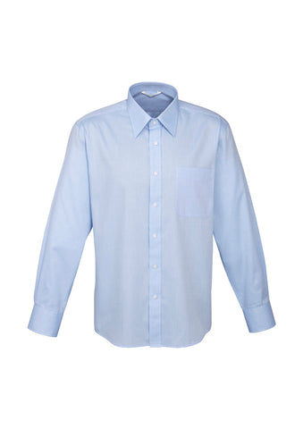 Mens Luxe Long Sleeve Shirt-S10210-biz-collection