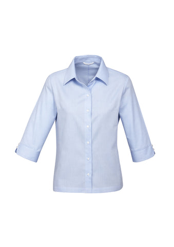 Womens Luxe 3/4 Sleeve Shirt-S10221-biz-collection