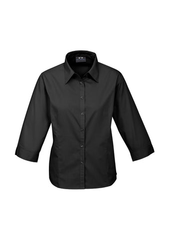 Womens Base 3/4 Sleeve Shirt-S10521-biz-collection