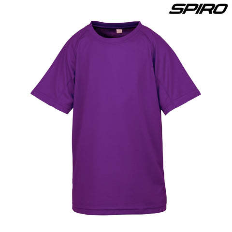S287B Spiro Youth Impact Performance Aircool T-Shirt-26