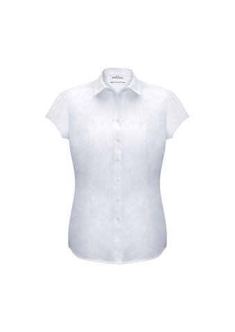Womens Euro Short Sleeve Shirt-S812LS-biz-collection