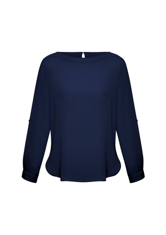 Womens Madison Boatneck Top-S828LL-biz-collection