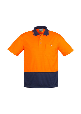 Unisex Hi Vis Basic Short Sleeve Polo-ZH231-syzmik