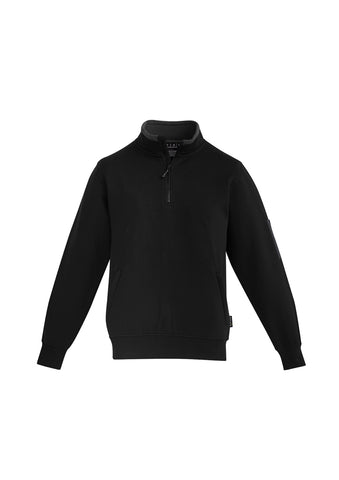 Unisex 1/4 Zip Brushed Fleece Pullover-ZT366-syzmik