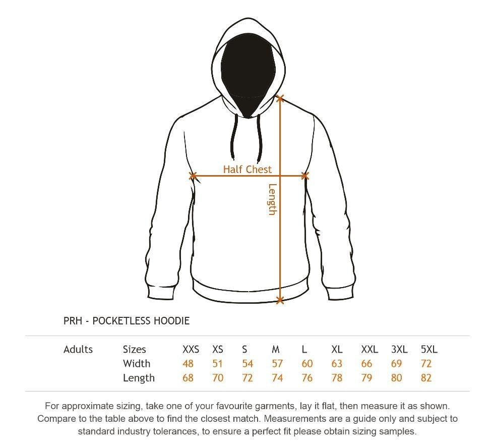 - Pocketless Hoodie -PRH-2