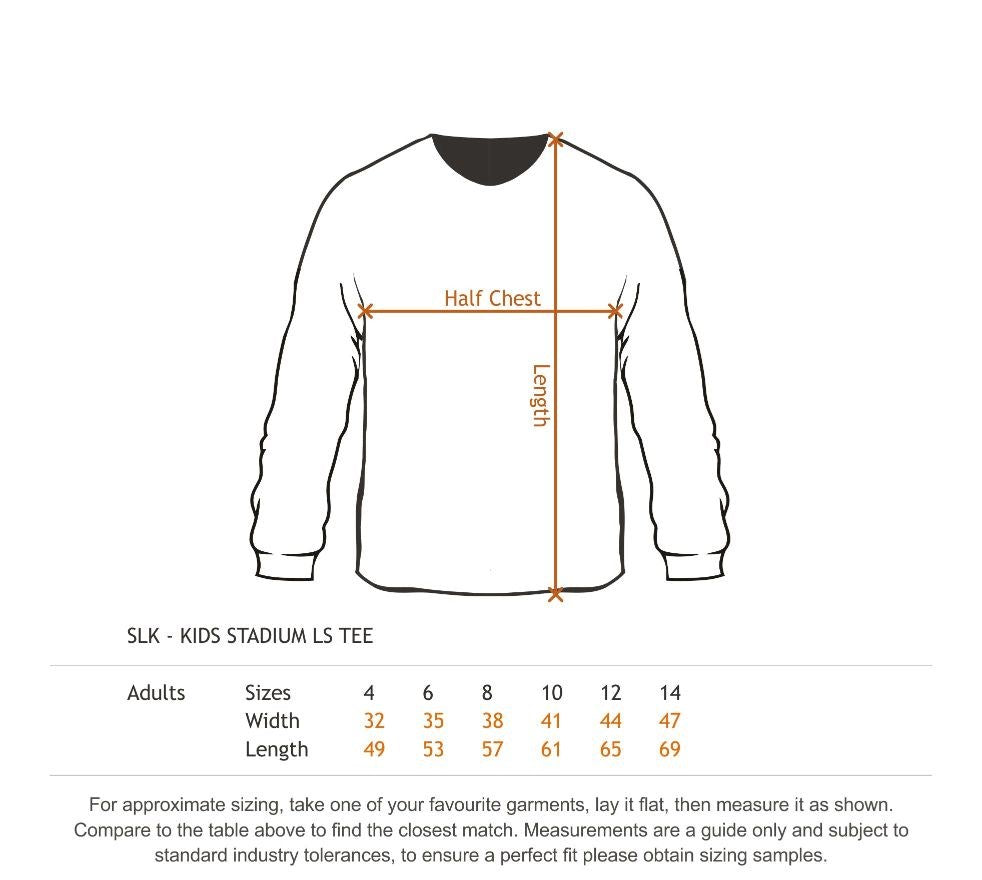 AURORA - Kids Stadium LS Tee -SLK-19