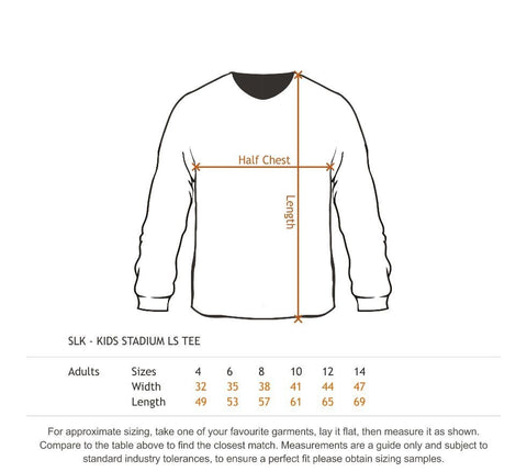 AURORA - Kids Stadium LS Tee -SLK-19