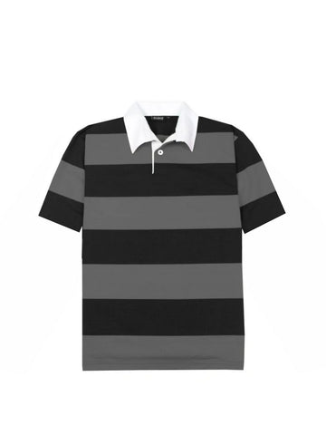CLOKE - Short-Sleeved Striped Rugby Jersey - SS-RJS-8